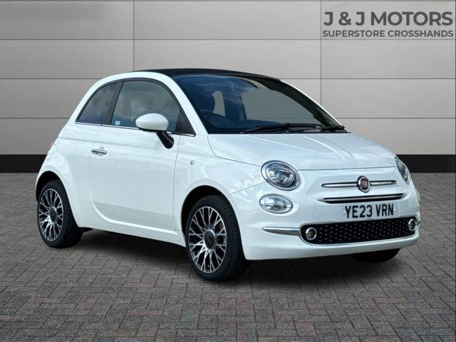 Fiat 500 1.0 Mild Hybrid Top 2dr Convertible Petrol White