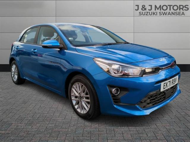 Kia Rio 1.0 T GDi 2 5dr Hatchback Petrol Blue