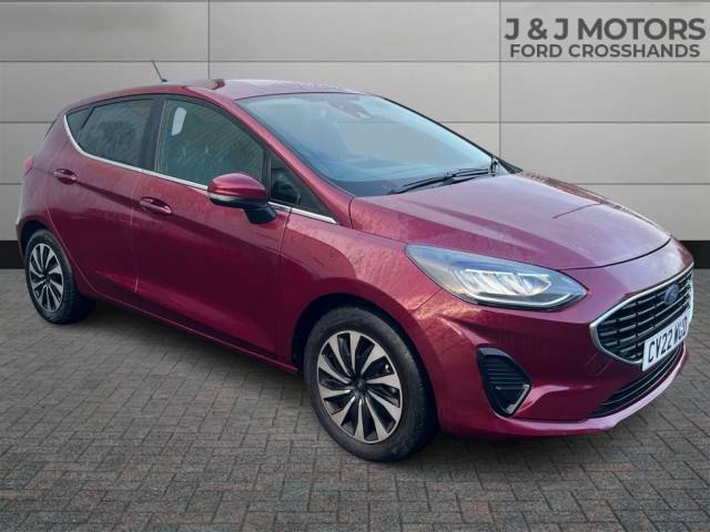 Ford Fiesta 1.0 EcoBoost Titanium 5dr Hatchback Petrol Red