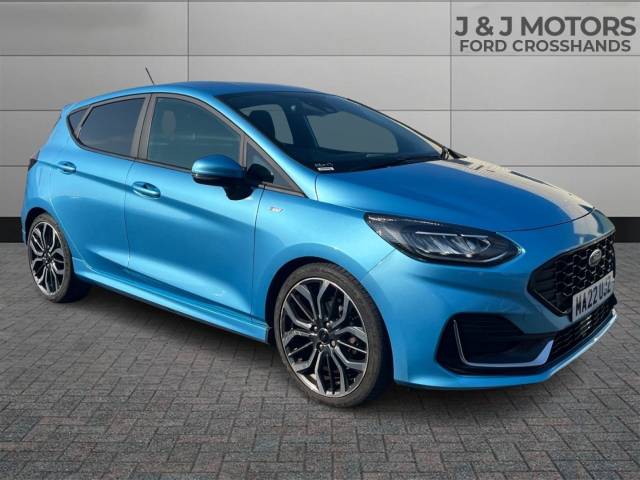 Ford Fiesta 1.0 EcoBoost Hybrid mHEV 125 ST-Line Vignale 5dr Hatchback Petrol Silver
