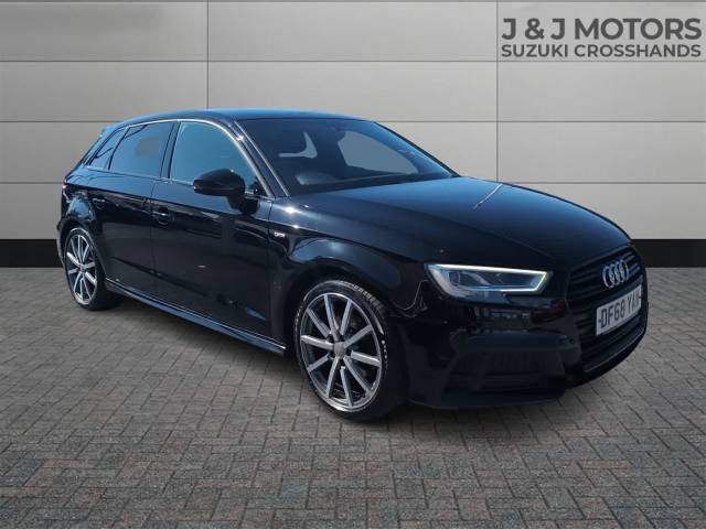 Audi A3 1.5 35 TFSI Black Edition 5dr S Tronic Hatchback Petrol Black