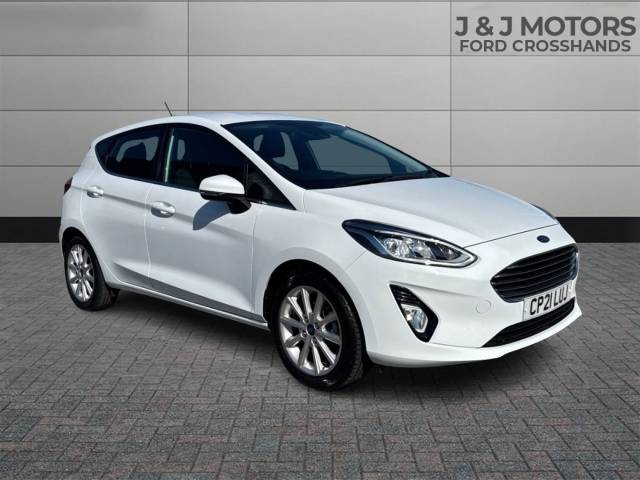 Ford Fiesta 1.0 EcoBoost Hybrid mHEV 125 Titanium 5dr Hatchback Petrol White