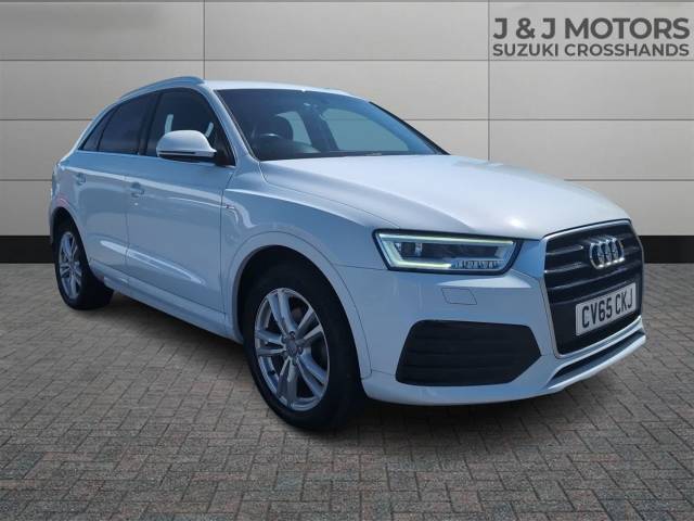 Audi Q3 1.4 Q3 S LINE TFSI S-A Estate Petrol White
