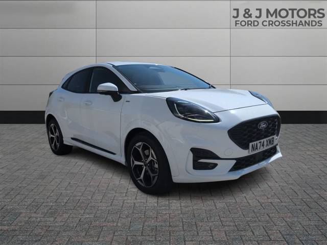 Ford Puma 1.0 EcoBoost Hybrid mHEV ST-Line 5dr Hatchback Petrol White