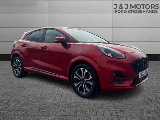 Ford Puma 1.0 EcoBoost Hybrid mHEV ST-Line 5dr Hatchback Petrol Red