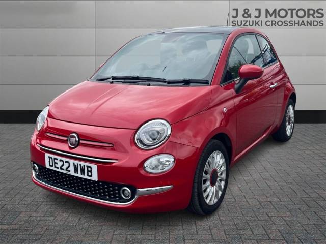 2022 Fiat 500 1.0 Mild Hybrid Red 3dr