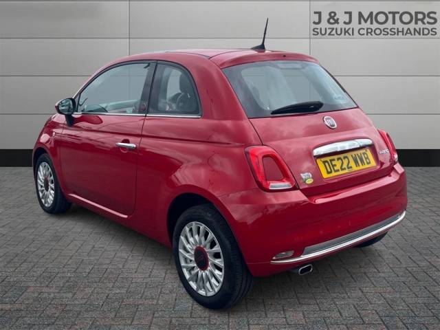 2022 Fiat 500 1.0 Mild Hybrid Red 3dr