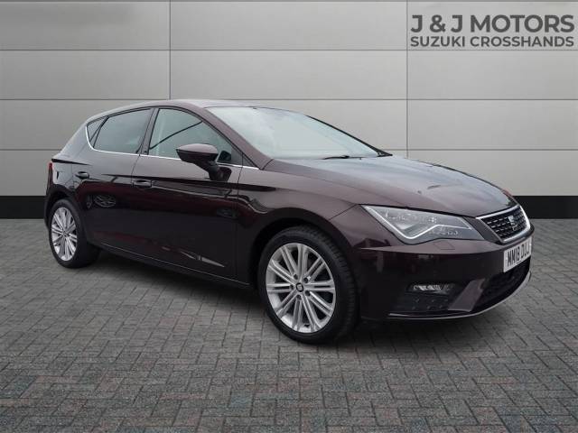 SEAT Leon 1.4 EcoTSI 150 Xcellence Technology 5dr [Leather] Hatchback Petrol Mauve/purple