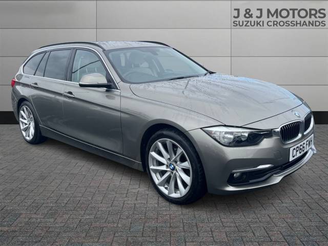 BMW 3 Series 2.0 320d Luxury 5dr Step Auto Estate Diesel Silver