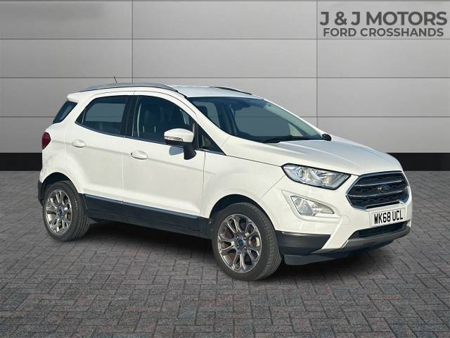 Ford Ecosport 1.0 EcoBoost 125 Titanium 5dr Auto Hatchback Petrol White