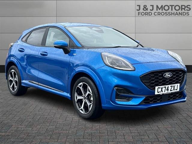 Ford Puma 1.0 EcoBoost Hybrid mHEV ST-Line 5dr Hatchback Petrol Blue