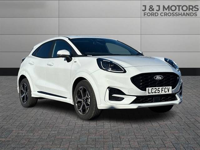 Ford Puma 1.0 EcoBoost Hybrid mHEV ST-Line 5dr Hatchback Petrol White
