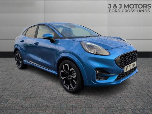 Ford Puma 1.0 EcoBoost Hybrid mHEV ST-Line X 5dr Hatchback Petrol Blue