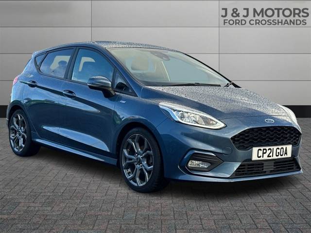 Ford Fiesta 1.0 EcoBoost Hybrid mHEV 125 ST-Line Edition 5dr Hatchback Petrol Blue