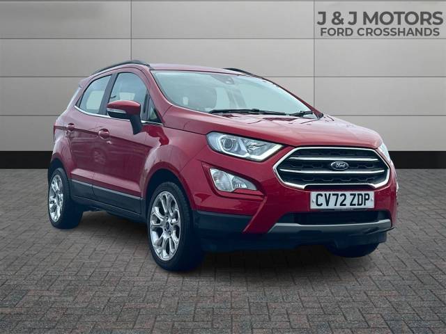 Ford Ecosport 1.0 EcoBoost 125 Titanium 5dr Hatchback Petrol Red