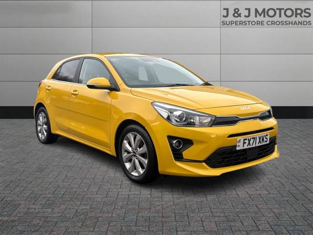 Kia Rio 1.0 T GDi 48V 118 3 5dr Hatchback Petrol Yellow