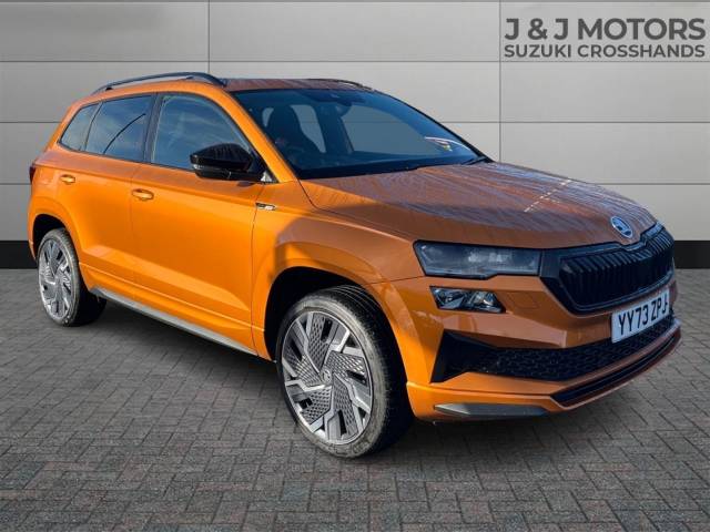 Skoda Karoq 1.5 TSI Sportline 5dr DSG Estate Petrol Orange