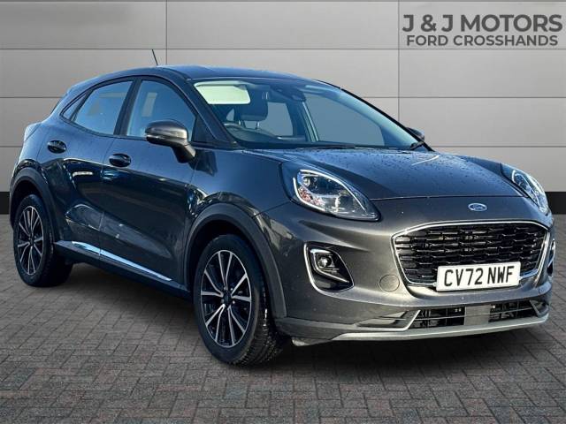 Ford Puma 1.0 EcoBoost Hybrid mHEV Titanium 5dr DCT Hatchback Petrol Grey