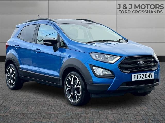 Ford Ecosport 1.0 EcoBoost 125 Active 5dr Hatchback Petrol Blue