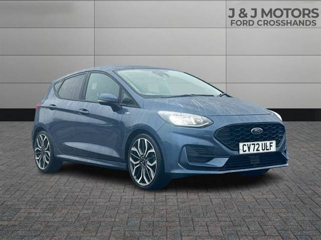 Ford Fiesta 1.0 EcoBoost Hybrid mHEV 125 ST-Line X 5dr Hatchback Petrol Blue