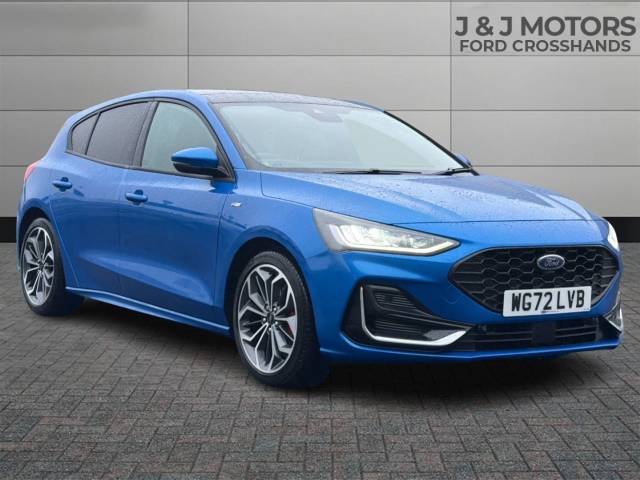 Ford Focus 1.0 EcoBoost Hybrid mHEV 155 ST-Line Vign 5dr Auto Hatchback Petrol Blue