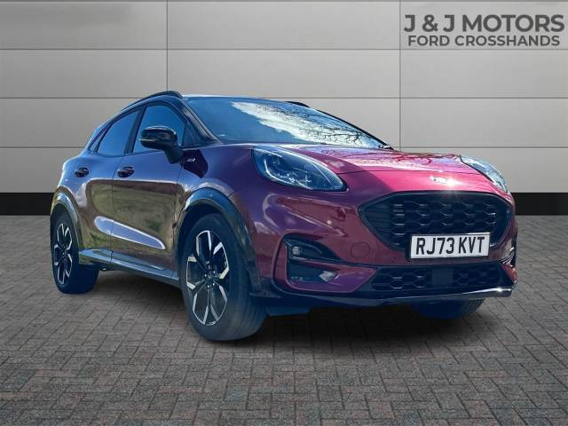 Ford Puma 1.0 EcoBoost Hybrid mHEV Vivid Ruby Edition 5dr Hatchback Petrol Red