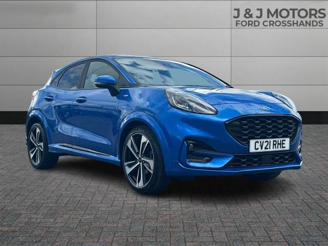Ford Puma 1.0 EcoBoost Hybrid mHEV 155 ST-Line X 5dr Hatchback Petrol Blue