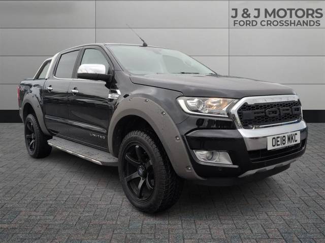 Ford Ranger Pick Up Double Cab Limited 2 3.2 TDCi 200 Auto Pick Up Diesel Black