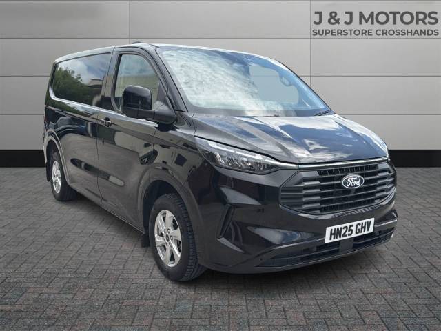 Ford Transit Custom 2.0 EcoBlue 136ps H1 Van Limited Auto Panel Van Diesel Black