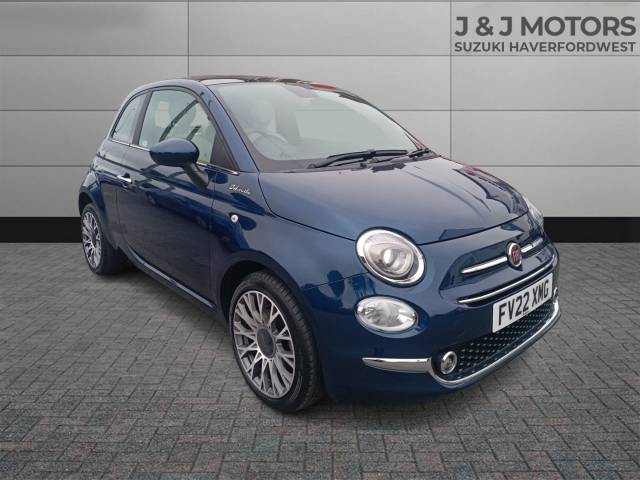 Fiat 500 1.0 Mild Hybrid Dolcevita [Part Leather] 3dr Hatchback Petrol Blue