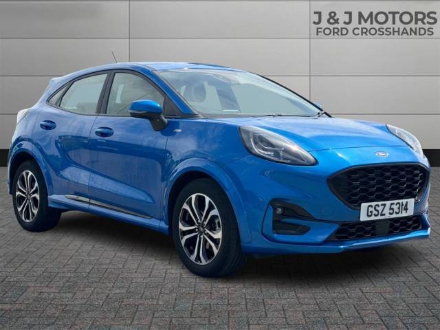 Ford Puma 1.0 EcoBoost Hybrid mHEV ST-Line 5dr DCT Hatchback Petrol Blue