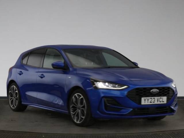 Ford Focus 1.0 EcoBoost Hybrid mHEV 155 ST-Line X 5dr Hatchback Petrol Blue