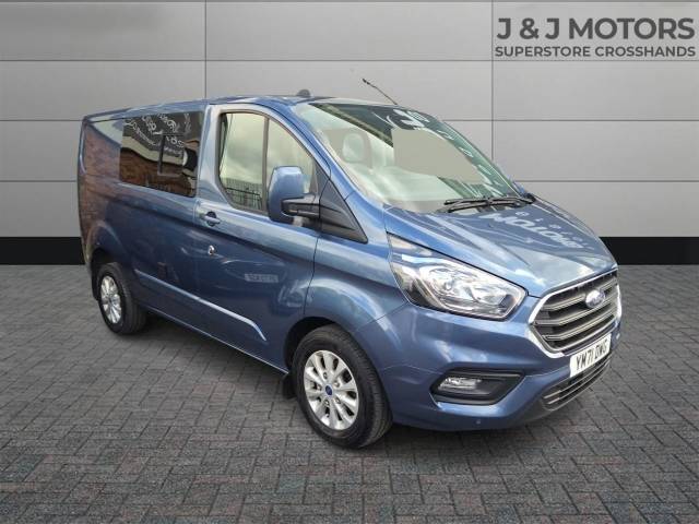 Ford Transit Custom 2.0 EcoBlue 130ps Low Roof Limited Van Panel Van Diesel Blue