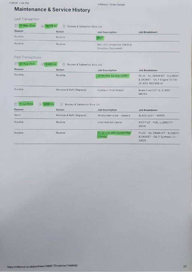 2023 Ford Tourneo Connect 2.0 EcoBlue Titanium 5dr [7 seat]