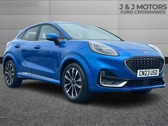 Ford Puma 1.0 EcoBoost Hybrid mHEV 155 ST-Line Vignale 5dr Hatchback Petrol Blue