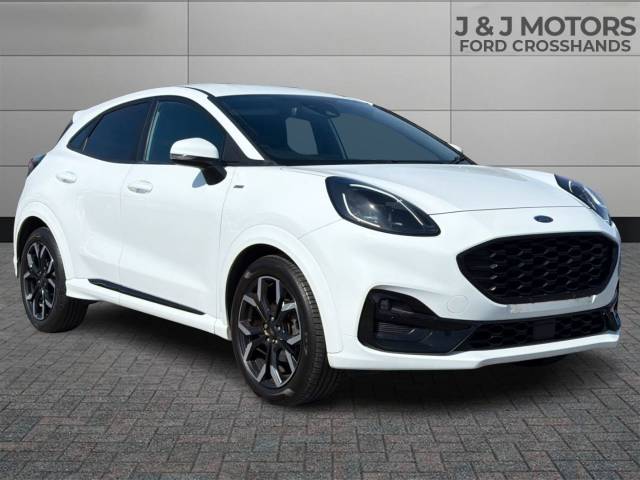 Ford Puma 1.0 EcoBoost Hybrid mHEV 155 ST-Line X 5dr Hatchback Petrol White