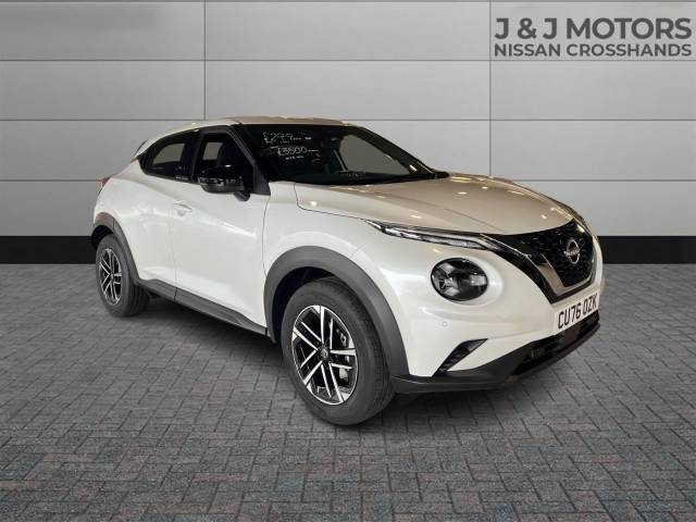 Nissan Juke 1.0 DiG-T N-Connecta 5dr Hatchback Petrol Pearl White