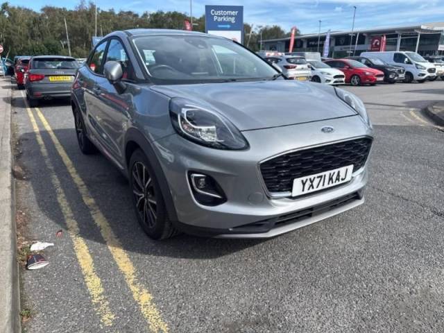 Ford Puma 1.0 EcoBoost Hybrid mHEV Titanium 5dr DCT Hatchback Petrol Silver