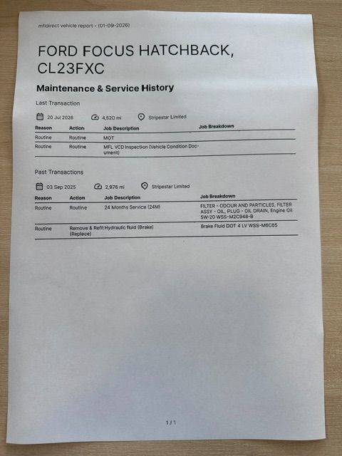 2023 Ford Focus 1.0 EcoBoost ST-Line 5dr