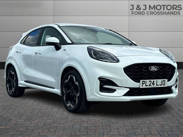 Ford Puma 1.0 EcoBoost Hybrid mHEV ST-Line X 5dr Hatchback Petrol White