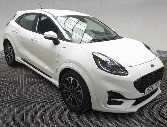 Ford Puma 1.0 EcoBoost Hybrid mHEV ST-Line 5dr Hatchback Petrol White
