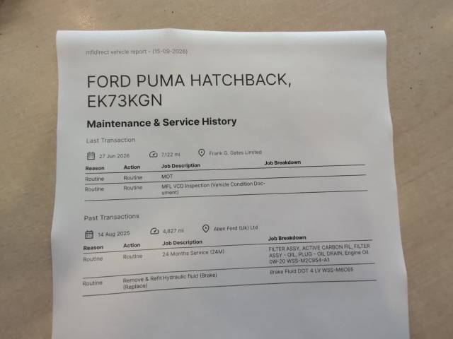 2023 Ford Puma 1.0 EcoBoost Hybrid mHEV ST-Line Vignale 5dr