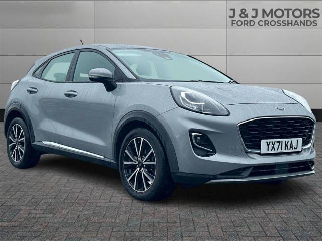Ford Puma 1.0 EcoBoost Hybrid mHEV Titanium 5dr DCT Hatchback Petrol Silver