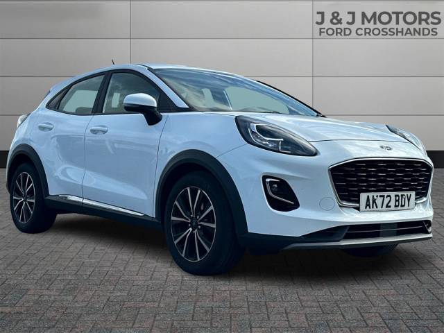 Ford Puma 1.0 EcoBoost Hybrid mHEV Titanium 5dr Hatchback Petrol White