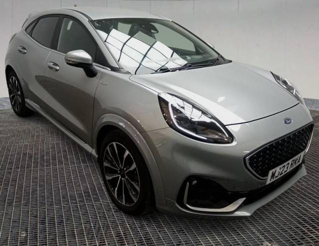 Ford Puma 1.0 EcoBoost Hybr mHEV 155 ST-Line Vignale 5dr DCT Hatchback Petrol Silver