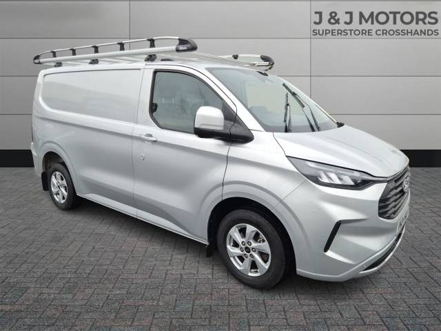 Ford Transit Custom 2.0 EcoBlue 136ps H1 Van Limited Auto Panel Van Diesel Silver