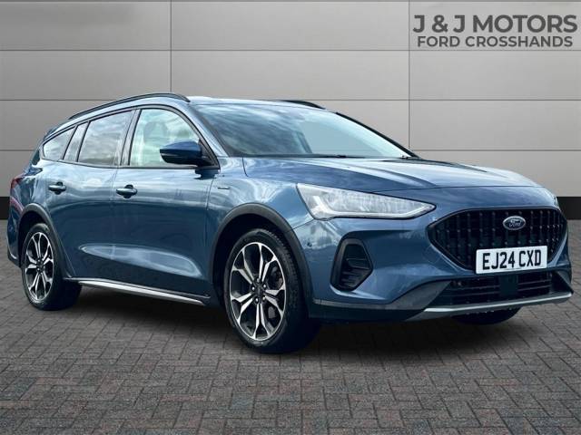 Ford Focus 1.0 EcoBoost Hybrid mHEV Active X 5dr Estate Petrol Blue