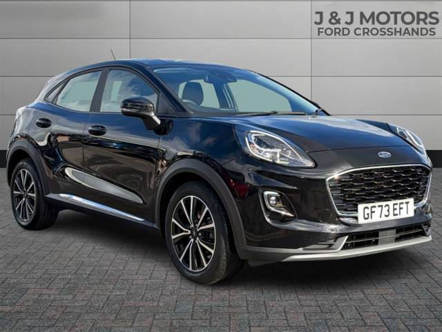 Ford Puma 1.0 EcoBoost Hybrid mHEV Titanium 5dr Hatchback Petrol Black