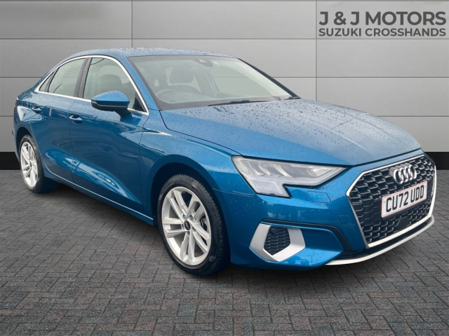 Audi A3 1.0 30 TFSI Sport 4dr S Tronic Saloon Petrol Blue
