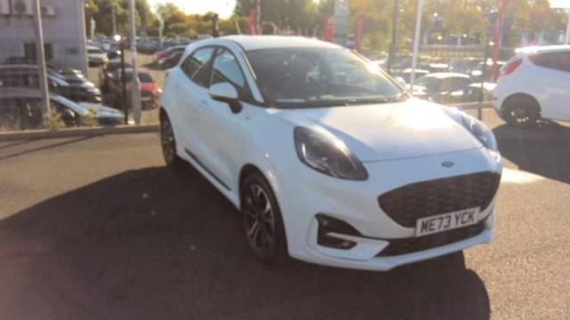 Ford Puma 1.0 EcoBoost Hybrid mHEV ST-Line 5dr Hatchback Petrol White